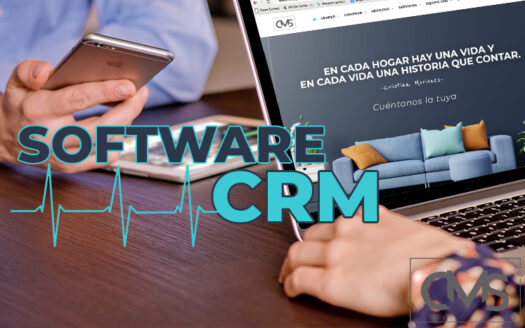 Imagen de un dos empleados usando dispositivos móviles