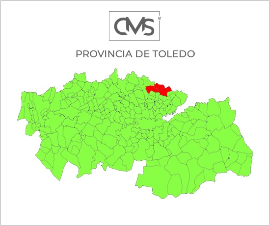 Zonas de Toledo en las que trabajamos
